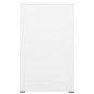 vidaXL Armario archivador de acero blanco 46x62x102,5 cm