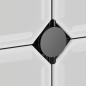 vidaXL Estantería de cubos con 9 compartimentos y puertas PP negro vidaXL Estantería de cubos con 9 compartimentos y puertas PP negro