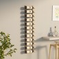 vidaXL Botellero de pared para 12 botellas hierro dorado vidaXL Botellero de pared para 12 botellas hierro dorado