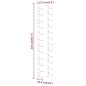 vidaXL Botellero de pared para 12 botellas hierro dorado vidaXL Botellero de pared para 12 botellas hierro dorado