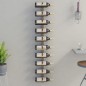 vidaXL Botellero de pared para 10 botellas de metal dorado vidaXL Botellero de pared para 10 botellas de metal dorado