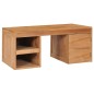 vidaXL Mesa de centro de madera maciza de teca 90x50x40 cm vidaXL Mesa de centro de madera maciza de teca 90x50x40 cm