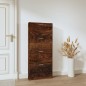 vidaXL Mueble zapatero madera contrachapada roble ahumado 59x17x150 cm vidaXL Mueble zapatero madera contrachapada roble ahumado 59x17x150 cm