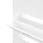 vidaXL Mueble zapatero madera contrachapada blanco 63x24x147 cm vidaXL Mueble zapatero madera contrachapada blanco 63x24x147 cm