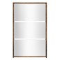vidaXL Mueble zapatero y espejo 3 niveles roble ahumado 63x17x102,5 cm vidaXL Mueble zapatero y espejo 3 niveles roble ahumado 63x17x102,5 cm