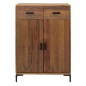 vidaXL Zapatero de madera maciza de pino 75x40x110 cm vidaXL Zapatero de madera maciza de pino 75x40x110 cm