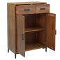 vidaXL Zapatero de madera maciza de pino 75x40x110 cm vidaXL Zapatero de madera maciza de pino 75x40x110 cm