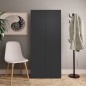 vidaXL Mueble zapatero de madera contrachapada gris 80x35,5x180 cm vidaXL Mueble zapatero de madera contrachapada gris 80x35,5x180 cm
