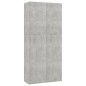 vidaXL Mueble zapatero madera contrachapada gris 80x35,5x180 cm vidaXL Mueble zapatero madera contrachapada gris 80x35,5x180 cm