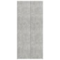 vidaXL Mueble zapatero madera contrachapada gris 80x35,5x180 cm vidaXL Mueble zapatero madera contrachapada gris 80x35,5x180 cm