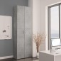vidaXL Armario de oficina de contrachapado gris hormigón 60x32x190 cm vidaXL Armario de oficina de contrachapado gris hormigón 60x32x190 cm