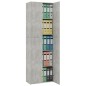 vidaXL Armario de oficina de contrachapado gris hormigón 60x32x190 cm vidaXL Armario de oficina de contrachapado gris hormigón 60x32x190 cm