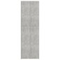 vidaXL Armario de oficina de contrachapado gris hormigón 60x32x190 cm vidaXL Armario de oficina de contrachapado gris hormigón 60x32x190 cm