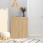 vidaXL Mueble zapatero de madera contrachapada color roble 60x35x84cm vidaXL Mueble zapatero de madera contrachapada color roble 60x35x84cm