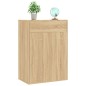 vidaXL Mueble zapatero de madera contrachapada color roble 60x35x84cm vidaXL Mueble zapatero de madera contrachapada color roble 60x35x84cm