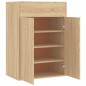 vidaXL Mueble zapatero de madera contrachapada color roble 60x35x84cm vidaXL Mueble zapatero de madera contrachapada color roble 60x35x84cm