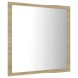 vidaXL Espejo de baño acrílico color roble Sonoma 40x8,5x37 cm vidaXL Espejo de baño acrílico color roble Sonoma 40x8,5x37 cm