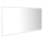 vidaXL Espejo de baño LED acrílico blanco 90x8,5x37 cm vidaXL Espejo de baño LED acrílico blanco 90x8,5x37 cm