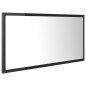 vidaXL Espejo de baño LED acrílico gris brillo 90x8,5x37 cm vidaXL Espejo de baño LED acrílico gris brillo 90x8,5x37 cm