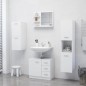 vidaXL Espejo de baño madera contrachapada blanco 60x10,5x45 cm vidaXL Espejo de baño madera contrachapada blanco 60x10,5x45 cm