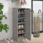 vidaXL Mueble zapatero madera contrachapada gris hormigón 30x35x100 cm vidaXL Mueble zapatero madera contrachapada gris hormigón 30x35x100 cm
