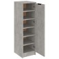 vidaXL Mueble zapatero madera contrachapada gris hormigón 30x35x100 cm vidaXL Mueble zapatero madera contrachapada gris hormigón 30x35x100 cm