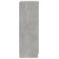vidaXL Mueble zapatero madera contrachapada gris hormigón 30x35x100 cm vidaXL Mueble zapatero madera contrachapada gris hormigón 30x35x100 cm