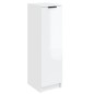 vidaXL Mueble zapatero madera contrachapada blanco brillo 30x35x100 cm vidaXL Mueble zapatero madera contrachapada blanco brillo 30x35x100 cm