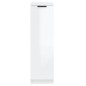 vidaXL Mueble zapatero madera contrachapada blanco brillo 30x35x100 cm vidaXL Mueble zapatero madera contrachapada blanco brillo 30x35x100 cm
