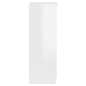 vidaXL Mueble zapatero madera contrachapada blanco brillo 30x35x100 cm vidaXL Mueble zapatero madera contrachapada blanco brillo 30x35x100 cm