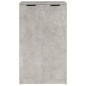 vidaXL Mueble zapatero madera contrachapada gris hormigón 59x35x100 cm