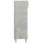 vidaXL Mueble zapatero madera contrachapada gris hormigón 60x35x105 cm vidaXL Mueble zapatero madera contrachapada gris hormigón 60x35x105 cm