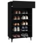 vidaXL Mueble zapatero de madera contrachapada negro 60x35x105 cm vidaXL Mueble zapatero de madera contrachapada negro 60x35x105 cm