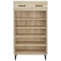 vidaXL Mueble zapatero madera contrachapada roble Sonoma 60x35x105 cm vidaXL Mueble zapatero madera contrachapada roble Sonoma 60x35x105 cm