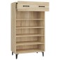 vidaXL Mueble zapatero madera contrachapada roble Sonoma 60x35x105 cm vidaXL Mueble zapatero madera contrachapada roble Sonoma 60x35x105 cm