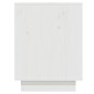 vidaXL Armario zapatero de madera maciza de pino blanco 110x34x45 cm vidaXL Armario zapatero de madera maciza de pino blanco 110x34x45 cm