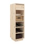vidaXL Armario zapatero de madera maciza de pino 30x34x105 cm vidaXL Armario zapatero de madera maciza de pino 30x34x105 cm