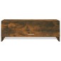 vidaXL Armario madera contrachapada color roble ahumado 100x32,5x35 cm vidaXL Armario madera contrachapada color roble ahumado 100x32,5x35 cm