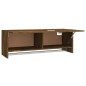 vidaXL Armario madera contrachapada color roble ahumado 100x32,5x35 cm vidaXL Armario madera contrachapada color roble ahumado 100x32,5x35 cm