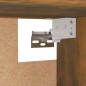 vidaXL Armario madera contrachapada color roble ahumado 100x32,5x35 cm vidaXL Armario madera contrachapada color roble ahumado 100x32,5x35 cm