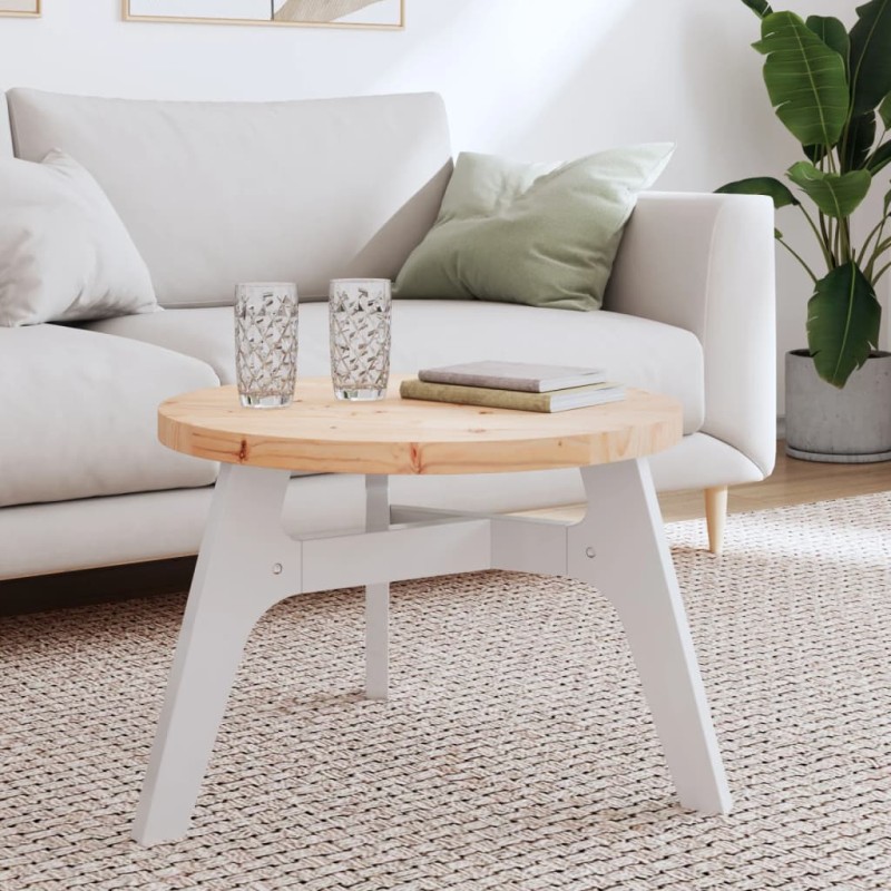 vidaXL Tablero de mesa redondo madera maciza de pino Ø60x3 cm vidaXL Tablero de mesa redondo madera maciza de pino Ø60x3 cm