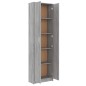 vidaXL Armario de pasillo madera contrachapada gris Sonoma 55x25x189cm