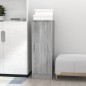vidaXL Zapatero de madera contrachapada gris Sonoma 32x35x92 cm vidaXL Zapatero de madera contrachapada gris Sonoma 32x35x92 cm