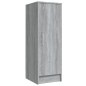 vidaXL Zapatero de madera contrachapada gris Sonoma 32x35x92 cm vidaXL Zapatero de madera contrachapada gris Sonoma 32x35x92 cm