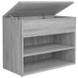 vidaXL Banco zapatero madera contrachapada gris Sonoma 60x30x45 cm vidaXL Banco zapatero madera contrachapada gris Sonoma 60x30x45 cm
