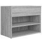 vidaXL Banco zapatero madera contrachapada gris Sonoma 60x30x45 cm vidaXL Banco zapatero madera contrachapada gris Sonoma 60x30x45 cm