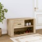 vidaXL Mueble zapatero madera contrachapada roble Sonoma 80x35x45 cm vidaXL Mueble zapatero madera contrachapada roble Sonoma 80x35x45 cm