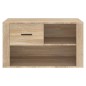 vidaXL Mueble zapatero madera contrachapada roble Sonoma 80x35x45 cm vidaXL Mueble zapatero madera contrachapada roble Sonoma 80x35x45 cm