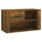 vidaXL Mueble zapatero madera contrachapada roble ahumado 80x35x45 cm vidaXL Mueble zapatero madera contrachapada roble ahumado 80x35x45 cm