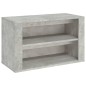 vidaXL Mueble zapatero madera contrachapada gris hormigón 75x35x45 cm vidaXL Mueble zapatero madera contrachapada gris hormigón 75x35x45 cm